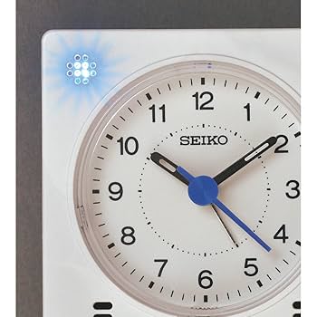 セイコー アナログ時計 ホワイト Amazon.co.jp: セイコークロック(Seiko Clock) 目覚まし時計